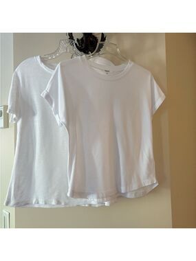 Splendid Classic White Short Sleeve cotton T-Shirt
